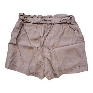 Wilfred Aritzia Mauve Linen Short Shorts Sz M